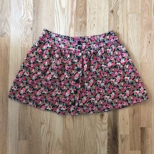 Forever 21 Floral A-line Skirt
